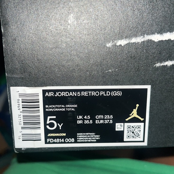 Jordan Retro 5y Like New - Picture 2 of 2